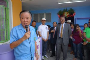 Speech by dulag mayor Manuel Boy- Siaque during Dulag clinic inauguration